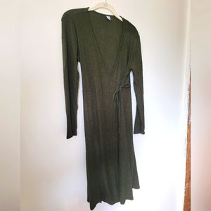 Old navy long wrap sweater